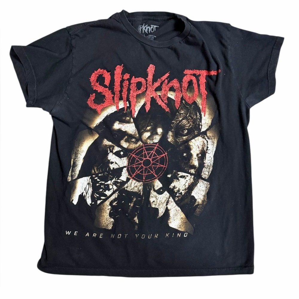 Slipknot “We Are Not your Kind” Heavy Metal Band Tee Black Large Double Sided